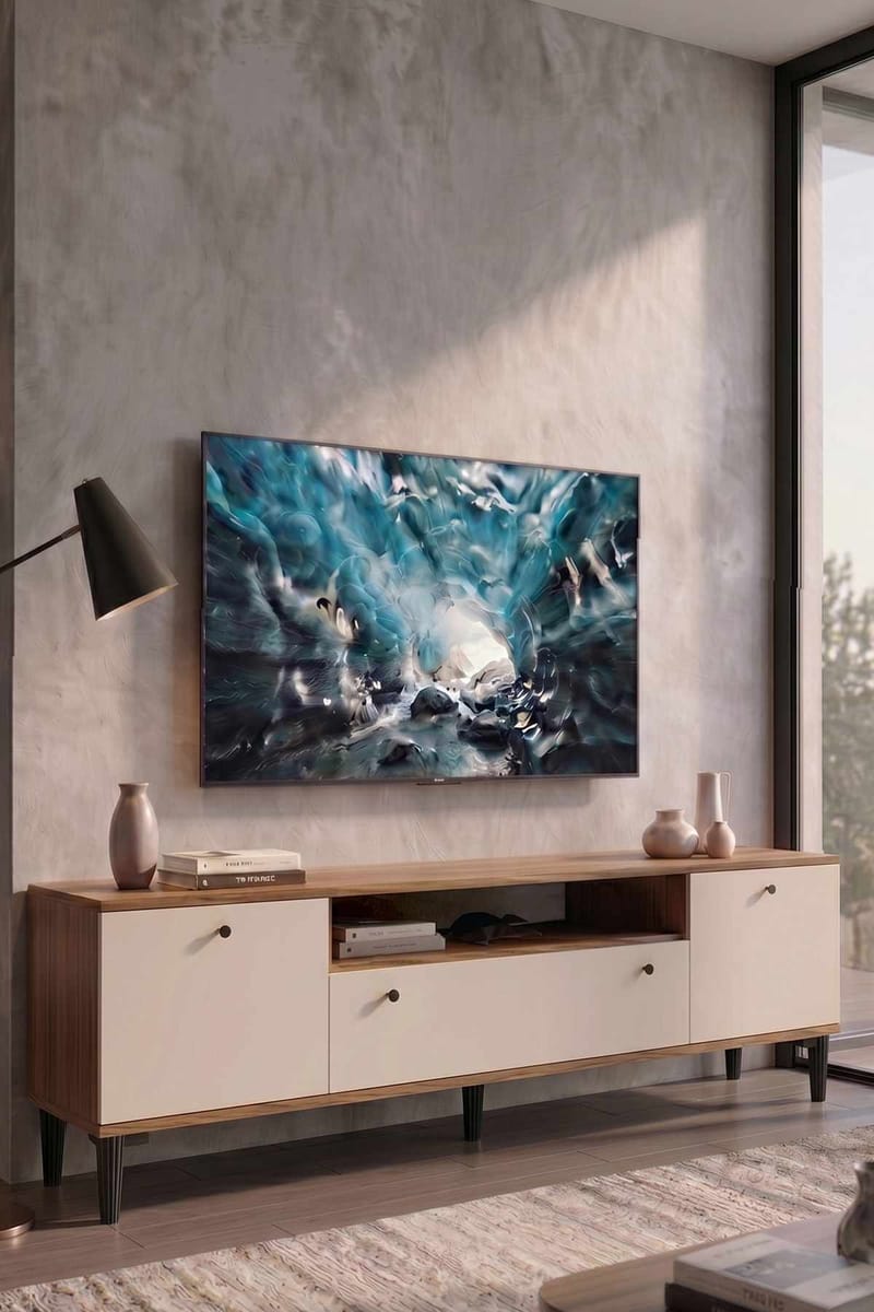 Fenvik TV-bänk 180x55x44,5 cm - Valnöt - Möbler - Vardagsrum - Tv-möbler & mediamöbler - Tv-bänkar