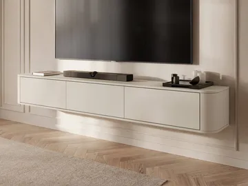 Fjora Tv-bänk 200 cm - Beige - Möbler - Vardagsrum - Tv-möbler & mediamöbler - Tv-bänkar