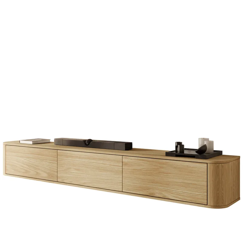 Fjora Tv-bänk 200 cm, Ljusbrun