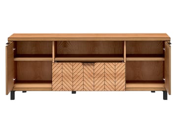 Fonti Golvstående Tv-bänk 159 cm i Träutseende - Brun - Möbler - Vardagsrum - Tv-möbler & mediamöbler - Tv-bänkar