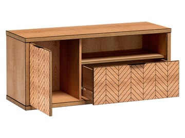 Fonti Tv Bänk 118 cm i Trä - Brun - Möbler - Vardagsrum - Tv-möbler & mediamöbler - Tv-bänkar