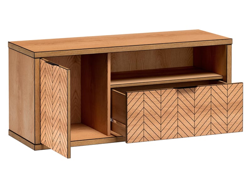 Fonti Tv Bänk 118 cm i Trä - Brun - Möbler - Vardagsrum - Tv-möbler & mediamöbler - Tv-bänkar