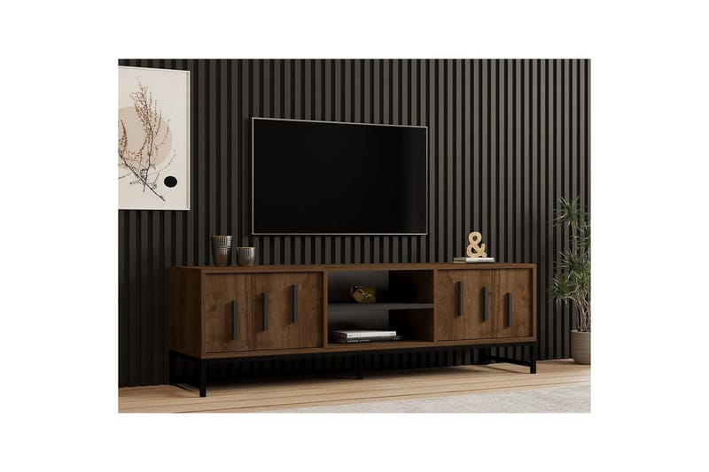 Form Tv-bänk 160 cm - Brun - Möbler - Vardagsrum - Tv-möbler & mediamöbler - Tv-bänkar