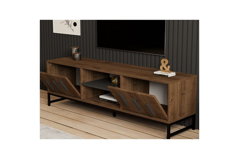 Form Tv-bänk 160 cm - Brun - Möbler - Vardagsrum - Tv-möbler & mediamöbler - Tv-bänkar