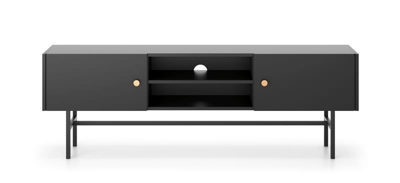 Francisca Tv-bänk 155 cm - Svart - Möbler - Vardagsrum - Tv-möbler & mediamöbler - Tv-bänkar