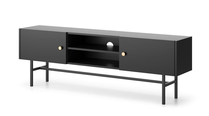 Francisca Tv-bänk 155 cm - Svart - Möbler - Vardagsrum - Tv-möbler & mediamöbler - Tv-bänkar