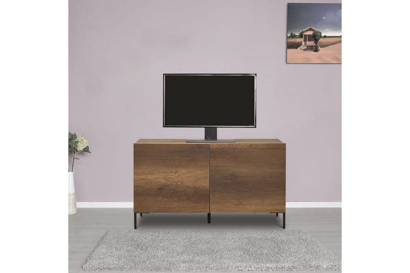Galnor Tv-bänk 120 cm - Mediumfärgat trä - Möbler - Vardagsrum - Tv-möbler & mediamöbler - Tv-bänkar