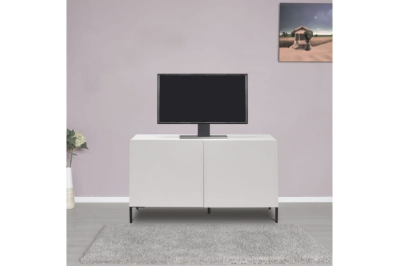 Galnor Tv-bänk 120 cm - Vit - Möbler - Vardagsrum - Tv-möbler & mediamöbler - Tv-bänkar