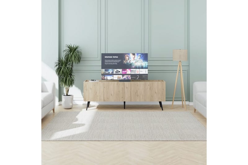 Galnor Tv-bänk 180 cm - Natural - Möbler - Vardagsrum - Tv-möbler & mediamöbler - Tv-bänkar