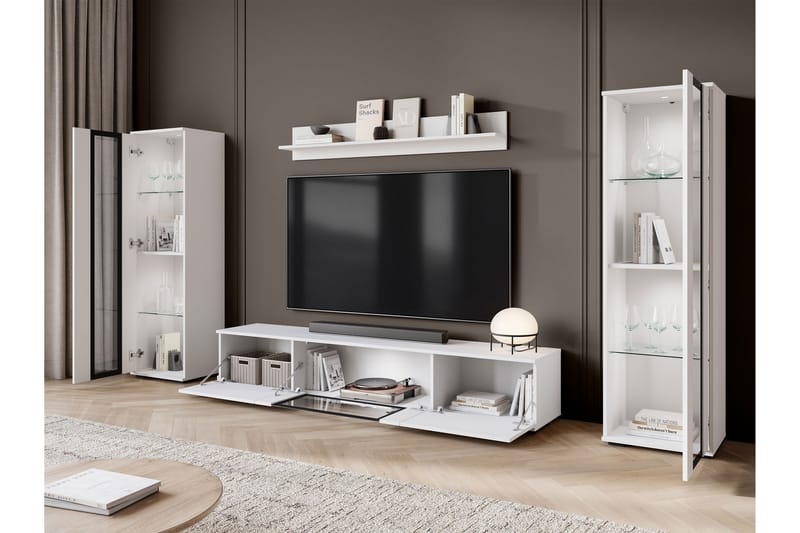 Gamal Tv-möbelset - Beige - Möbler - Vardagsrum - Tv-möbler & mediamöbler - Tv-möbelset