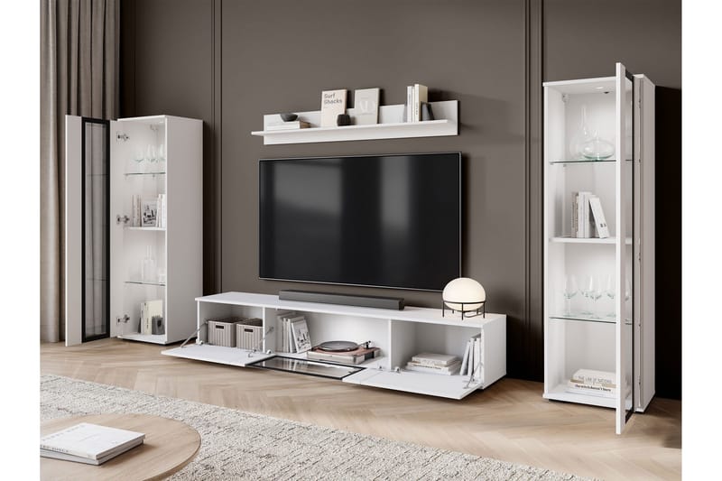 Gamal Tv-möbelset - Vit - Möbler - Vardagsrum - Tv-möbler & mediamöbler - Tv-möbelset