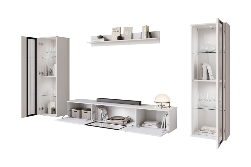 Gamal Tv-möbelset - Vit - Möbler - Vardagsrum - Tv-möbler & mediamöbler - Tv-möbelset