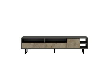 Gazali Tv-bänk 180 cm - Grå/Travertin - Möbler - Vardagsrum - Tv-möbler & mediamöbler - Tv-bänkar
