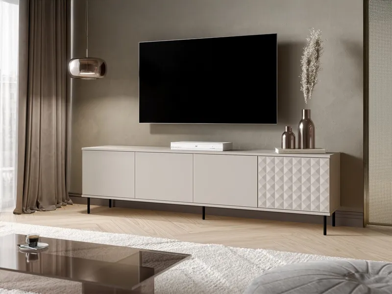 Granica Tv-bänk 200 cm - beige - Möbler - Vardagsrum - Tv-möbler & mediamöbler - Tv-bänkar
