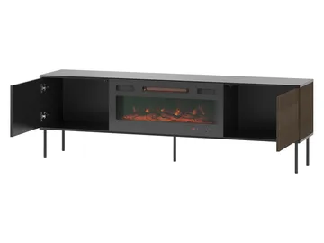 Gravendal TV-bänk 182x57 cm - Svart, valnöt - Möbler - Vardagsrum - Tv-möbler & mediamöbler - Tv-bänkar
