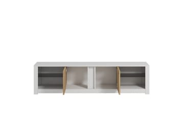 Griselda TV-bänk 180 cm i Ek - Vit - Möbler - Vardagsrum - Tv-möbler & mediamöbler - Tv-bänkar