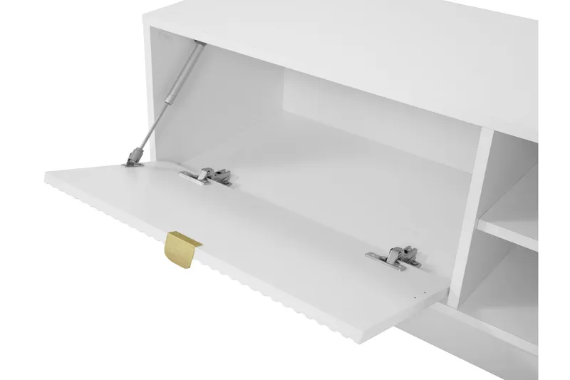 Gudelia Tv-bänk 182 cm - Svart - Möbler - Vardagsrum - Tv-möbler & mediamöbler - Tv-bänkar