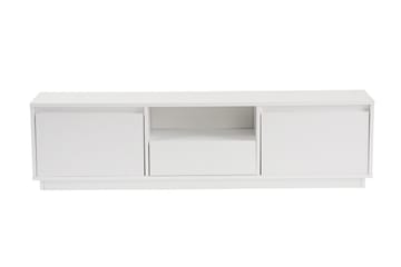 Gulliver Golvstående Tv Bänk 160 cm med Förvaring i Målat Trä - Vit - Möbler - Vardagsrum - Tv-möbler & mediamöbler - Tv-bänkar