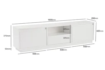 Gulliver Tv-bänk 160 cm - Vit - Möbler - Vardagsrum - Tv-möbler & mediamöbler - Tv-bänkar