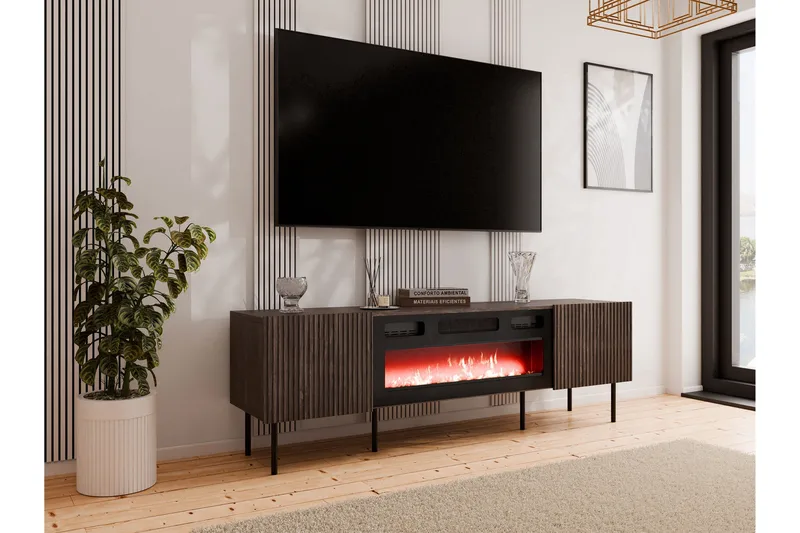 Hammarstrand Tv-bänk 181 cm - Valnöt - Möbler - Vardagsrum - Tv-möbler & mediamöbler - Tv-bänkar