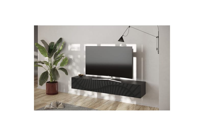 Hawell Vägghängd Tv-Bänk 180 cm - Mörkgrå - Möbler - Vardagsrum - Tv-möbler & mediamöbler - Tv-bänkar