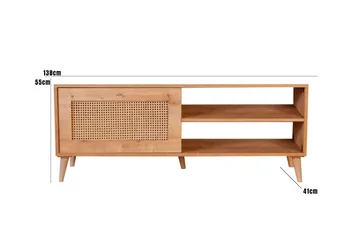 Hazeran Tv-bänk 138 cm - Ek - Möbler - Vardagsrum - Tv-möbler & mediamöbler - Tv-bänkar