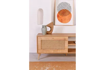 Hazeran Tv-bänk 138 cm - Ek - Möbler - Vardagsrum - Tv-möbler & mediamöbler - Tv-bänkar