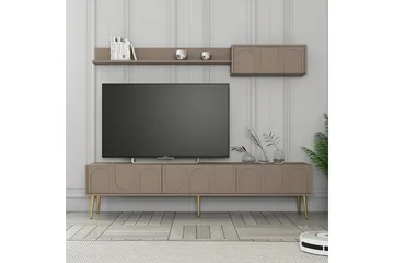 Hazim Tv-bänk 180 cm - Guld - Möbler - Vardagsrum - Tv-möbler & mediamöbler - Tv-bänkar