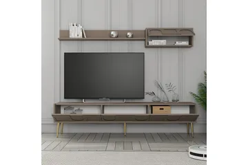 Hazim Tv-bänk 180 cm - Guld - Möbler - Vardagsrum - Tv-möbler & mediamöbler - Tv-bänkar