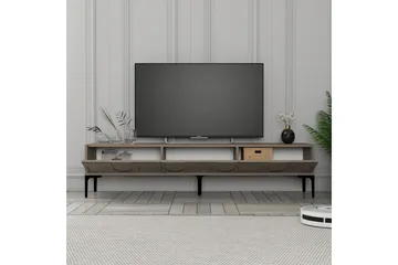 Hazim Tv-bänk 180 cm - Svart - Möbler - Vardagsrum - Tv-möbler & mediamöbler - Tv-bänkar