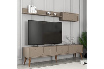 Hazim Tv-bänk 180 cm - Valnöt - Möbler - Vardagsrum - Tv-möbler & mediamöbler - Tv-bänkar