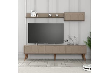 Hazim Tv-bänk 180 cm - Valnöt - Möbler - Vardagsrum - Tv-möbler & mediamöbler - Tv-bänkar