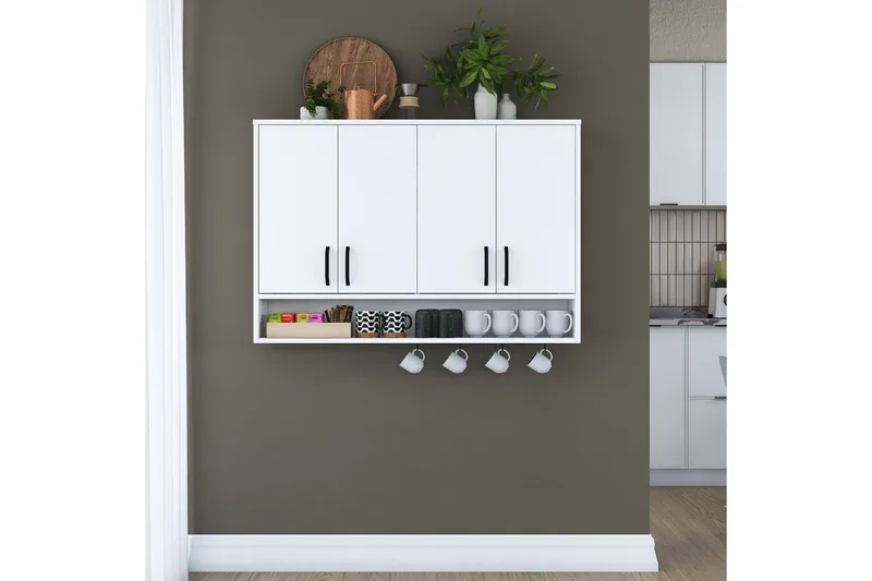 Heba Tv-skåp 120 cm - Vit - Möbler - Vardagsrum - Tv-möbler & mediamöbler - Tv-skåp