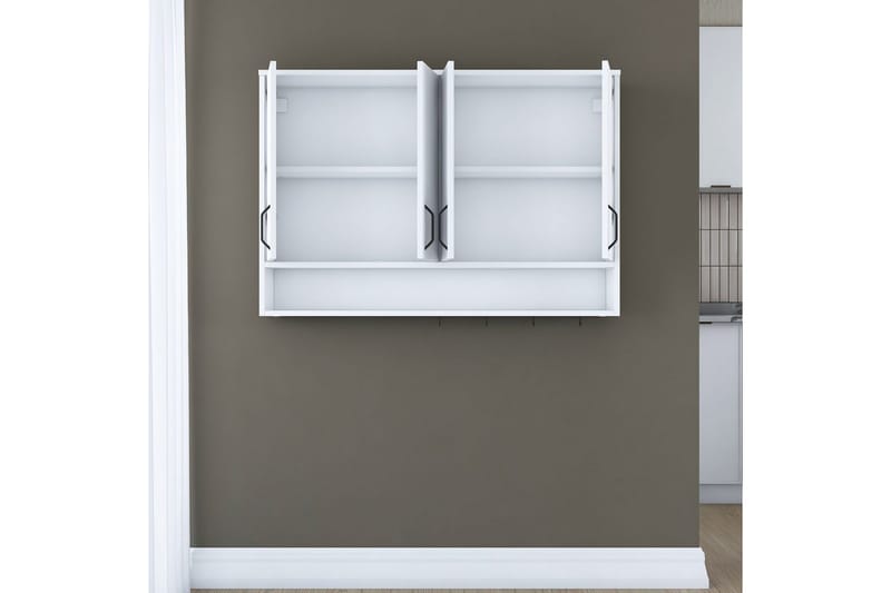 Heba Tv-skåp 120 cm - Vit - Förvaring - Skåp - Köksskåp - Väggskåp