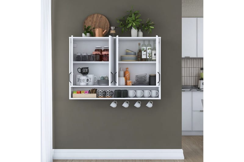 Heba Tv-skåp 120 cm - Vit - Möbler - Vardagsrum - Tv-möbler & mediamöbler - Tv-skåp