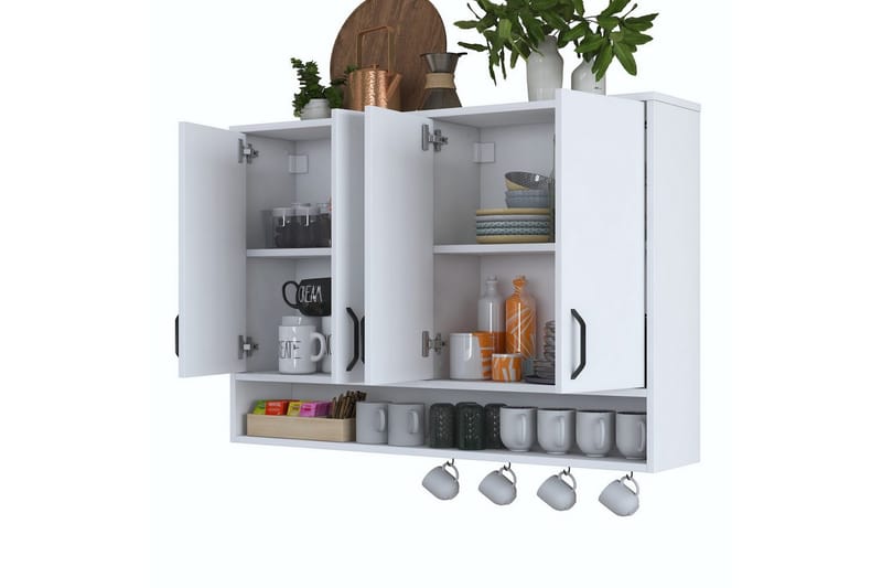 Heba Tv-skåp 120 cm - Vit - Möbler - Vardagsrum - Tv-möbler & mediamöbler - Tv-skåp