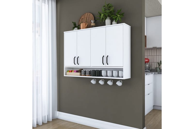 Heba Tv-skåp 120 cm - Vit - Möbler - Vardagsrum - Tv-möbler & mediamöbler - Tv-skåp