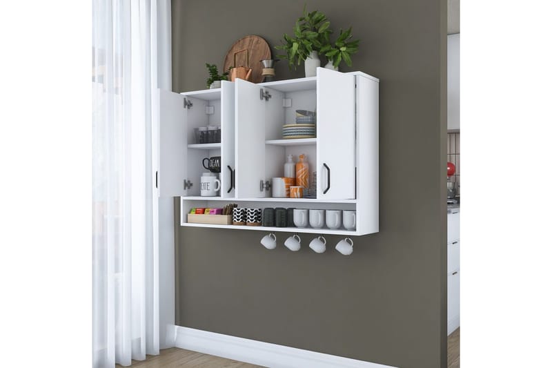 Heba Tv-skåp 120 cm - Vit - Möbler - Vardagsrum - Tv-möbler & mediamöbler - Tv-skåp