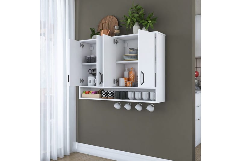 Heba Tv-skåp 120 cm - Vit - Möbler - Vardagsrum - Tv-möbler & mediamöbler - Tv-skåp