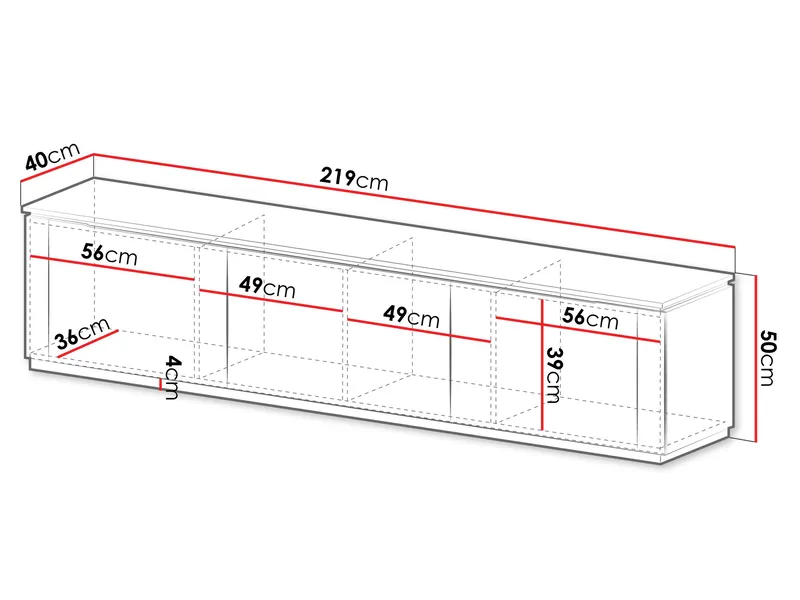 Hilafin Tv-Bänk - Möbler - Vardagsrum - Tv-möbler & mediamöbler - Tv-skåp