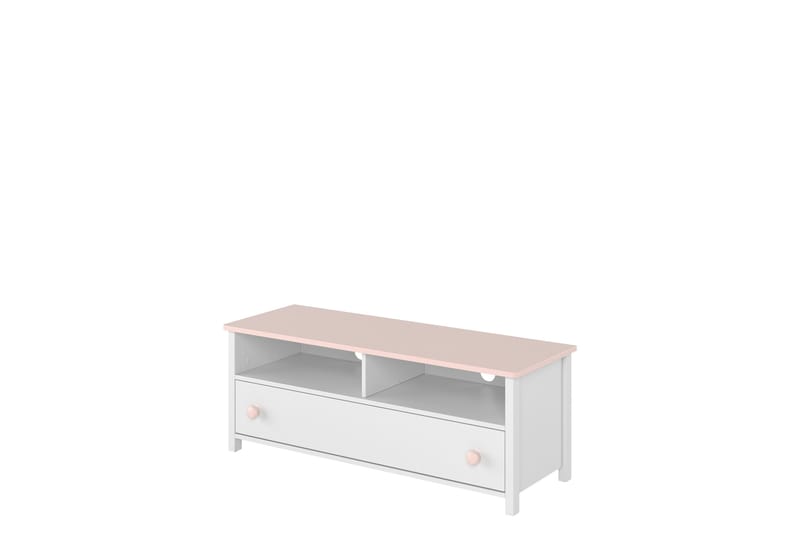 Hilts Tv-bänk 120x42 cm - Vit/Rosa - Möbler - Vardagsrum - Tv-möbler & mediamöbler - Tv-bänkar