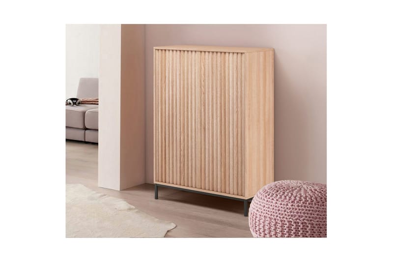 Högskåp Celine Natur - Natur - Förvaring - Förvaringsmöbler - Byrå