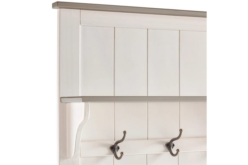 Högskåp Toby Vit, 185x90x45 cm - Vit, 185x90x45 cm - Möbler - Vardagsrum - Tv-möbler & mediamöbler - Tv-skåp