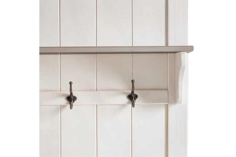 Högskåp Toby Vit, 185x90x45 cm - Vit, 185x90x45 cm - Möbler - Vardagsrum - Tv-möbler & mediamöbler - Tv-skåp