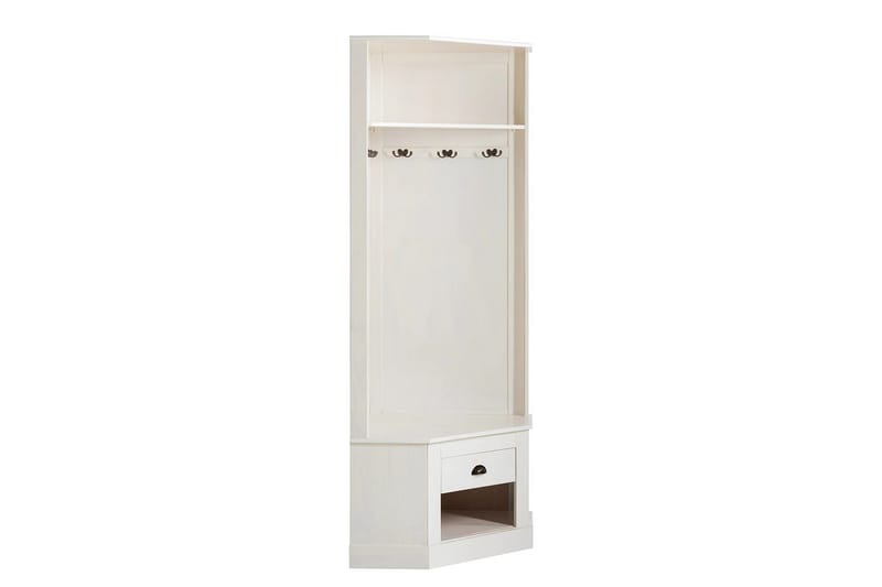 Högskåp Toby Vit, 185x90x65 cm - Vit, 185x90x65 cm - Möbler - Vardagsrum - Tv-möbler & mediamöbler - Tv-sk�åp