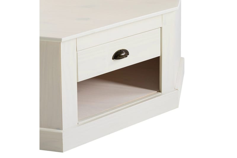 Högskåp Toby Vit, 185x90x65 cm - Vit, 185x90x65 cm - Möbler - Vardagsrum - Tv-möbler & mediamöbler - Tv-skåp