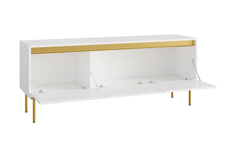 Hollander Tv-bänk 150 cm - Svart/Guld - Möbler - Vardagsrum - Tv-möbler & mediamöbler - Tv-bänkar