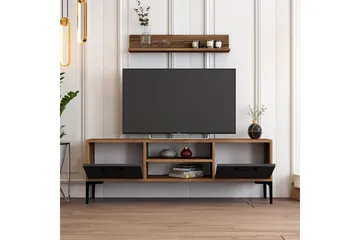 Holter Tv-bänk 140 cm - Valnöt/Antracit - Möbler - Vardagsrum - Tv-möbler & mediamöbler - Tv-bänkar