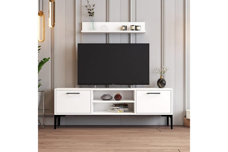 Holter Tv-möbelset 140x30 cm - Vit - Möbler - Vardagsrum - Tv-möbler & mediamöbler - Tv-möbelset