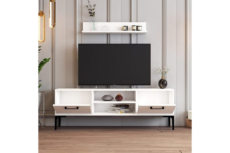 Holter Tv-möbelset 140x30 cm - Vit - Möbler - Vardagsrum - Tv-möbler & mediamöbler - Tv-möbelset